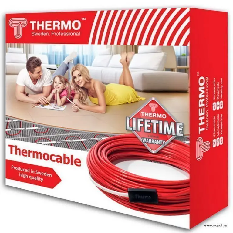 Нагревательный кабель Thermocable SVK-20 12м 250 Вт