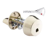 Цилиндр ABLOY CY001T (Protec 2) KILA латунь полированная