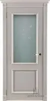 Полотно Двери регионов Афина Эмаль слоновая кость стекло