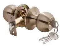 Дверная ручка-кноба Rucetti HK-01 L AB античная бронза