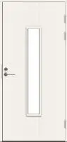 Входная финская дверь JELD-WEN F2050 W28 со стеклом белая