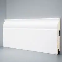Плинтус напольный Deartio U 103-120 белый