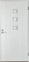 Входная финская дверь JELD-WEN Basic 060 со стеклом белая
