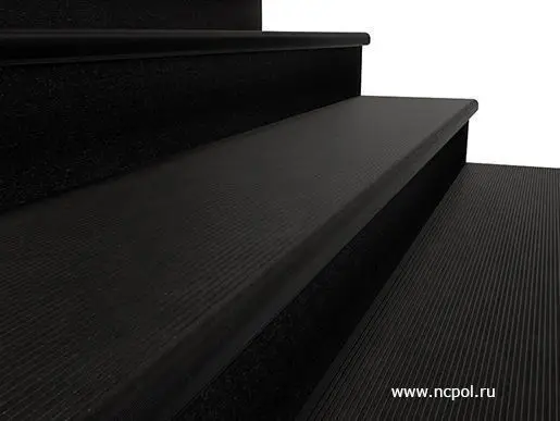 Террасная доска Savewood Профиль для ступеней SW Radix SW RADIX Черный