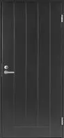 Входная финская дверь JELD-WEN Basic 010 глухая темно-серая