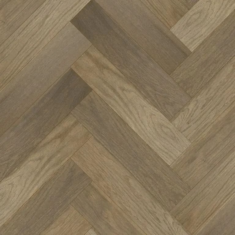 Инженерная доска Royal Parket Английская елка Дуб Натур Норман лак 125х490