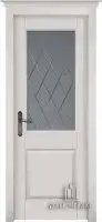Полотно Двери регионов Элегия Эмаль белая стекло