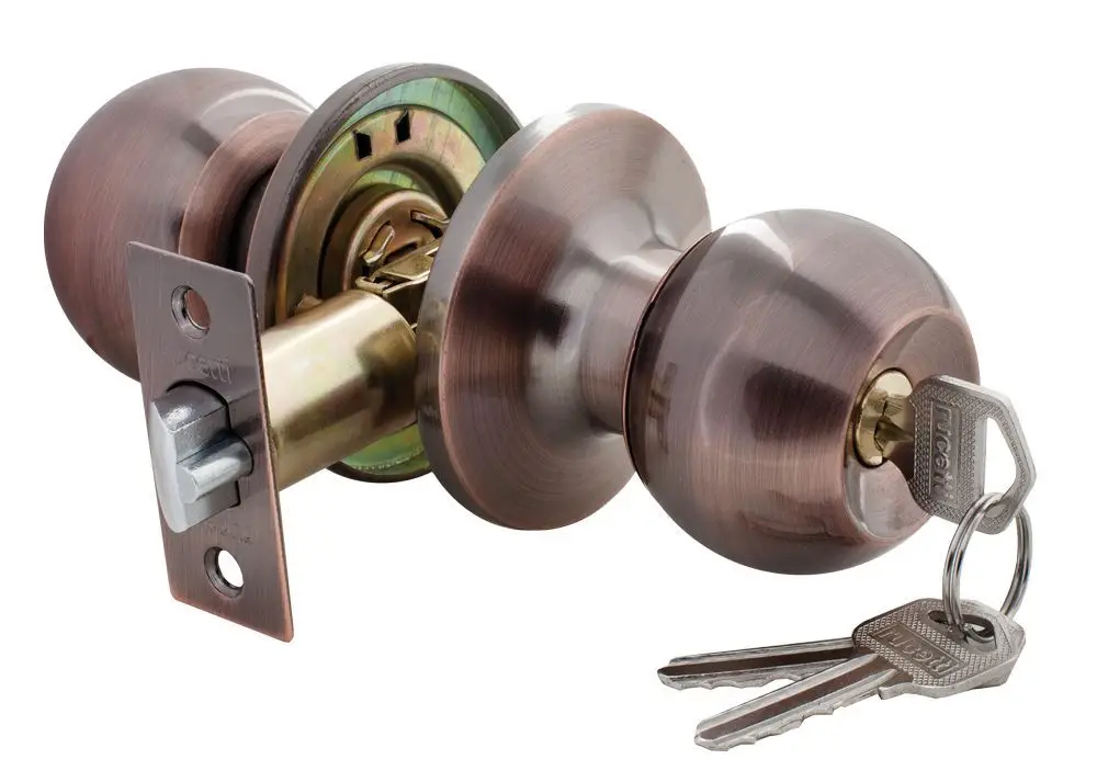 Дверная ручка-кноба Rucetti HK-01 L AC античная медь Дверная ручка-кноба Rucetti HK-01 L AC античная медь