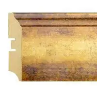 Плинтус SMARTPROFILE Металлизированный Золото 2