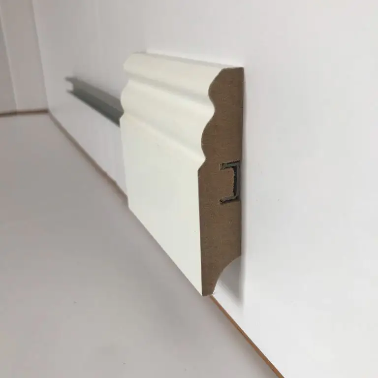 Плинтус МДФ Grisard E белый (100x16x2400мм) Плинтус МДФ Grisard E белый (100x16x2400мм)