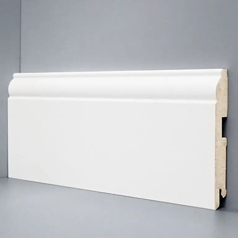 Плинтус напольный Deartio U 104-120 белый Плинтус напольный Deartio U 104-120 белый