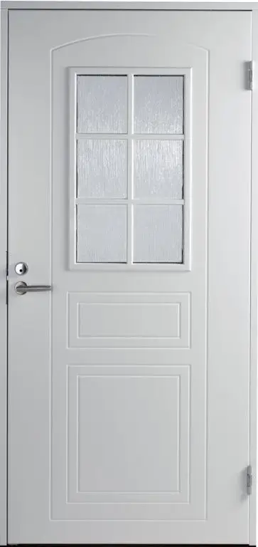 Входная финская дверь JELD-WEN Basic 020 со стеклом белая Входная финская дверь JELD-WEN Basic 020 со стеклом белая
