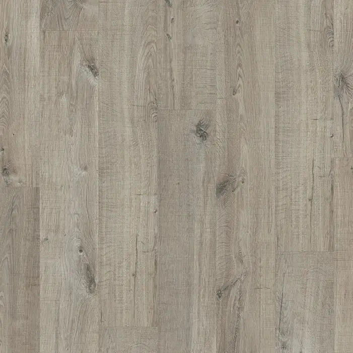 Кварцвиниловая плитка Quick Step Pulse Click Дуб хлопковый темно-серый пилёный PUCL40106