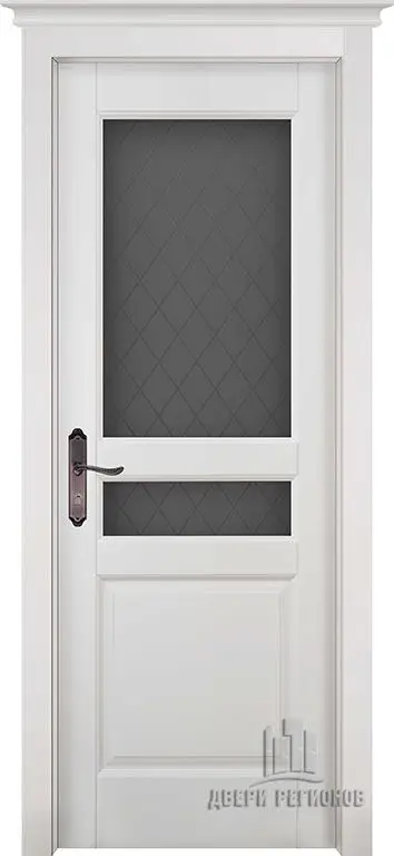 Полотно Двери регионов Гармония Эмаль белая стекло