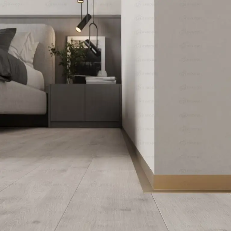 Микро плинтус Лайн L-образный Шампань С-05.25.5