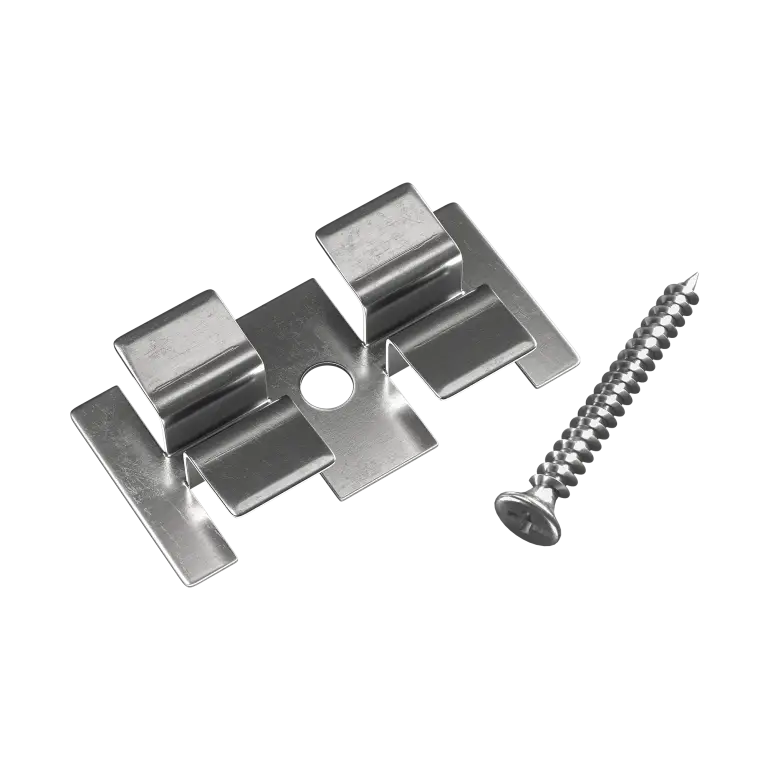 Террасная доска Grinderdeco Аксессуары Клипса рядная Grinderdeco, нерж. сталь