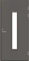 Входная финская дверь JELD-WEN F2050 W28 со стеклом темно-серая