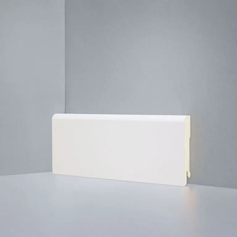 Плинтус напольный Deartio U 102-80 9010 кремовый Плинтус напольный Deartio U 102-80 9010 кремовый