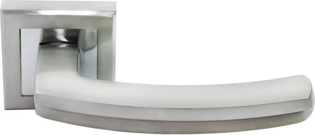 Дверная ручка Rucetti RAP 11-S SN/CP Дверная ручка Rucetti RAP 11-S SN/CP
