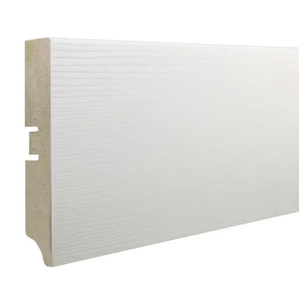 Плинтус под покраску SMARTPROFILE Paint 3D Wood 80A