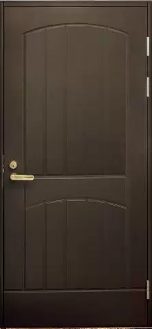 Входная финская дверь JELD-WEN F2000 глухая коричневая