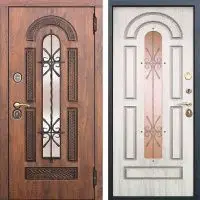 Vikont со стеклопакетом и ковкой Сосна белая шумоизоляционная