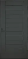 Входная финская дверь KASKI Classic Thermo UO6 глухая серая