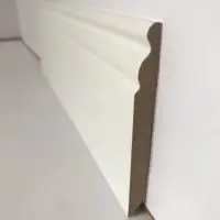 Плинтус МДФ Grisard Slim E белый (80x10x2150мм)