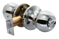 Дверная ручка-кноба Rucetti HK-01 WC PC полированный хром