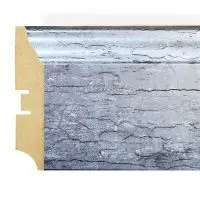 Плинтус SMARTPROFILE Металлизированный Серебро