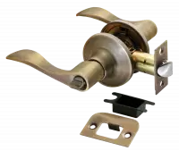 Дверная ручка-кноба Rucetti HK-03 WC MAB матовая античная бронза