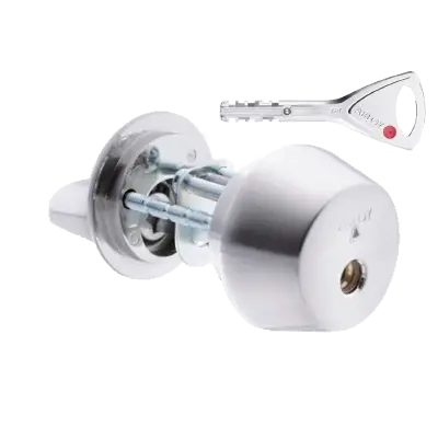 Цилиндр ABLOY CY001N (Protec) HCr матовый хром Цилиндр ABLOY CY001N (Protec) HCr матовый хром