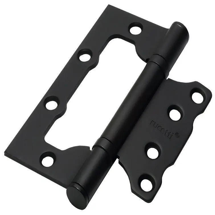 Петля без врезки Rucetti RFH-100*75*2,5 BL