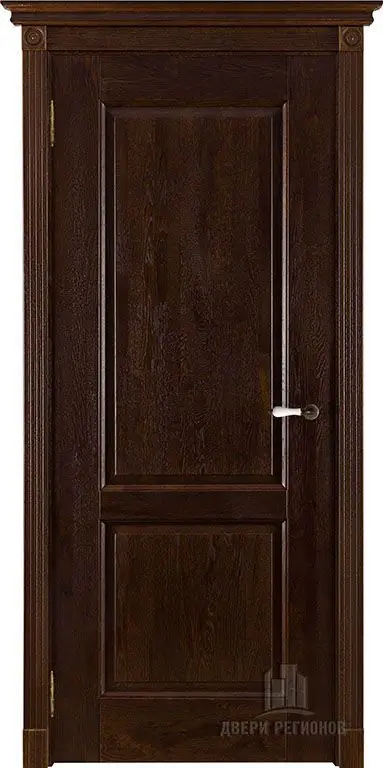 Полотно Двери регионов Селена Античный орех глухое Полотно Двери регионов Селена Античный орех глухое