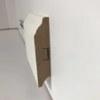 Плинтус МДФ Grisard B белый (110x16x2400мм)