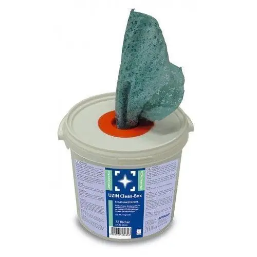 Очищающие салфетки UZIN Clean Box (в банке 72 штуки)