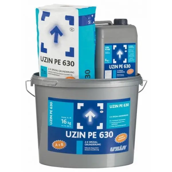 Шпаклёвка-грунтовка UZIN PE 630 (16 кг)