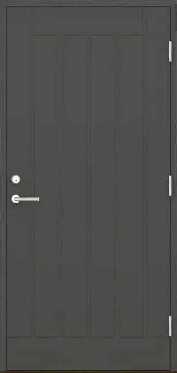 Входная финская дверь KASKI Home VO2 глухая серая Входная финская дверь KASKI Home VO2 глухая серая