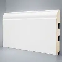 Плинтус напольный Deartio U 104-150 белый