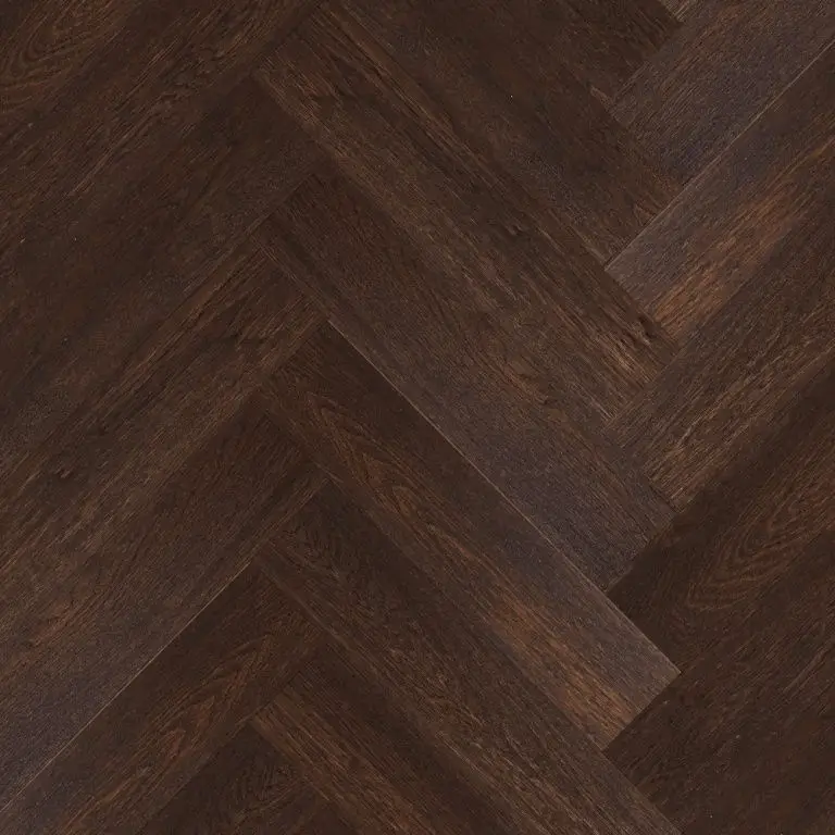 Инженерная доска Royal Parket Английская елка Дуб Натур Карамель лак 125х490