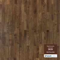Паркетная доска Tarkett Salsa Дуб Шоколадный Браш