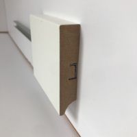 Плинтус МДФ Grisard Slim A глубокий глянец черный (80x10x2150мм)